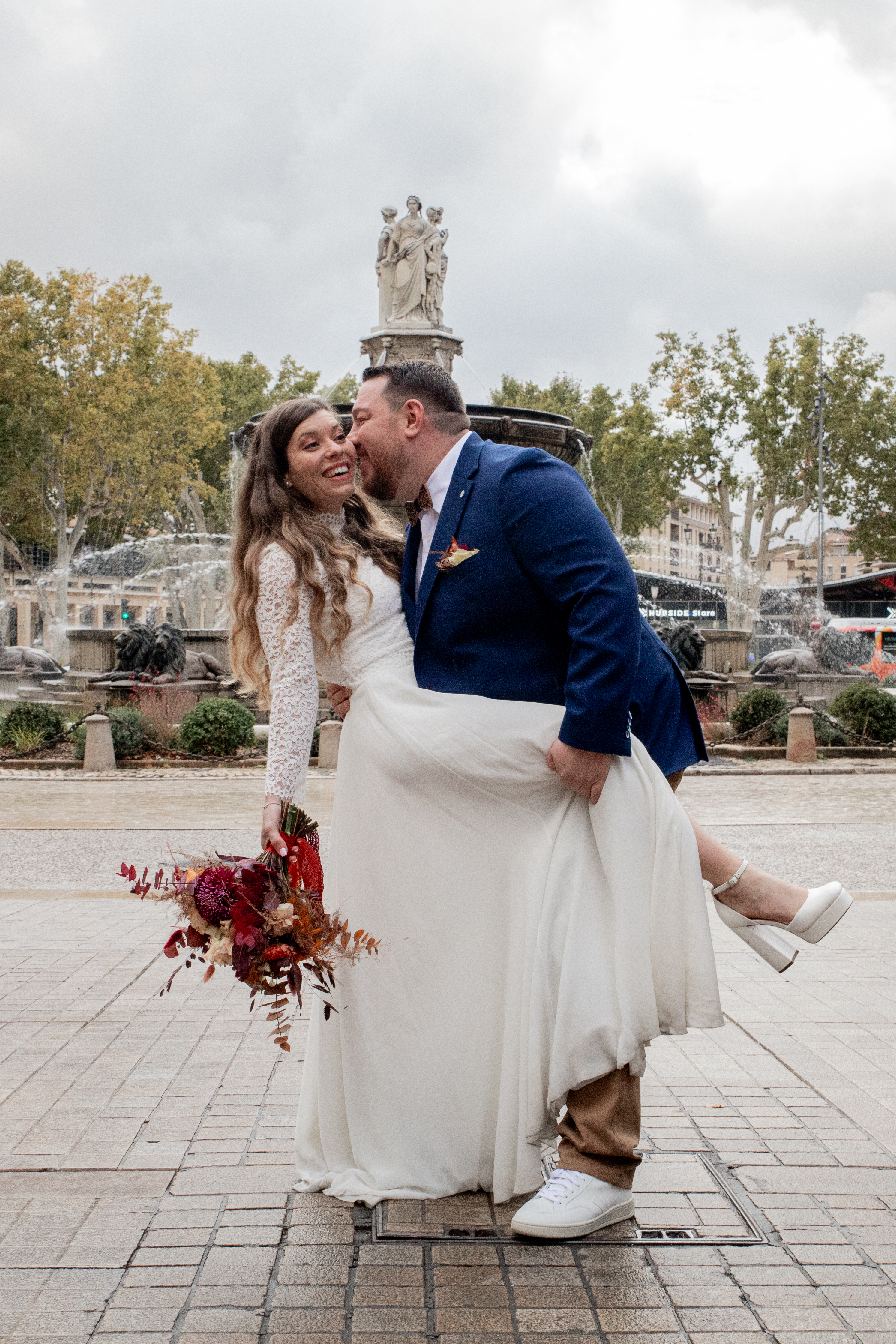 Détail couple — mariage